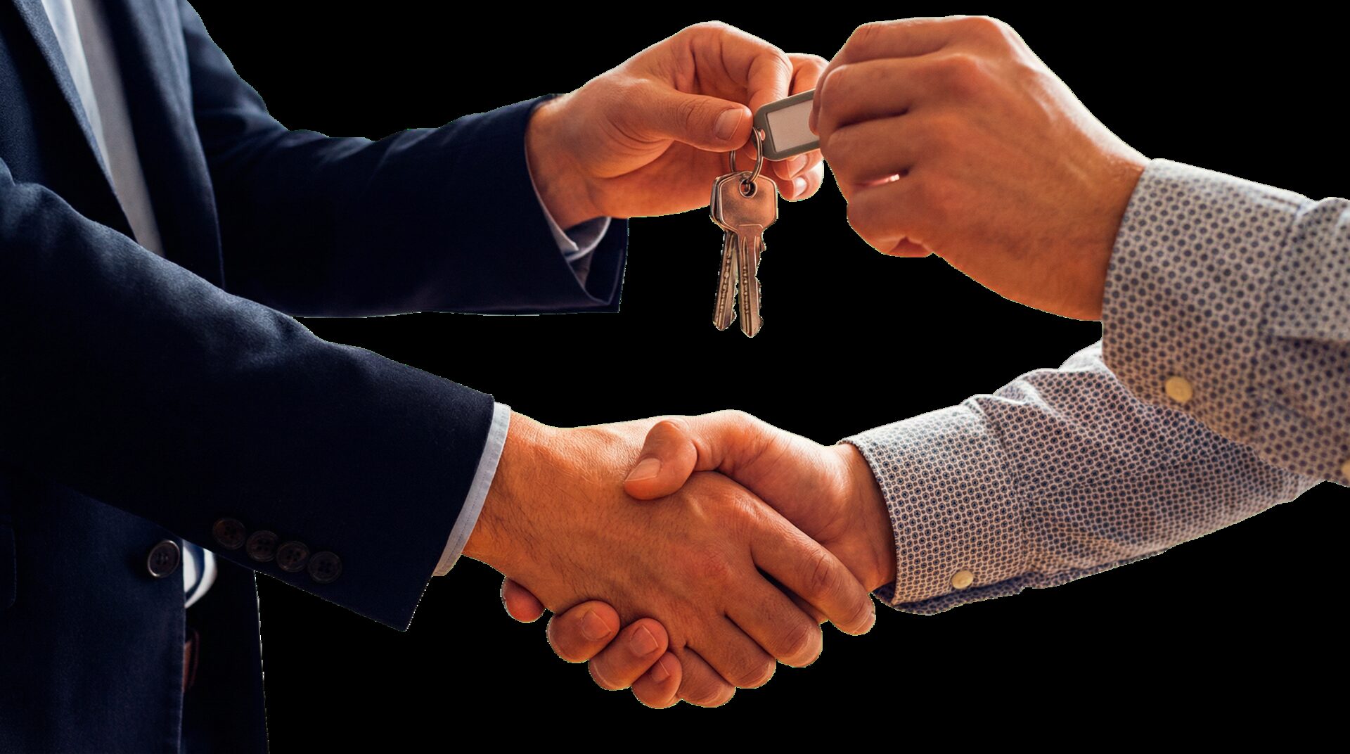 Family celebrating successful home closing through owner financing program